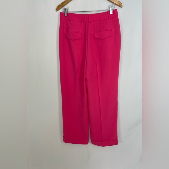 NEW / Wide-leg essential pant in city crepe / B003 - Picture 2 of 3